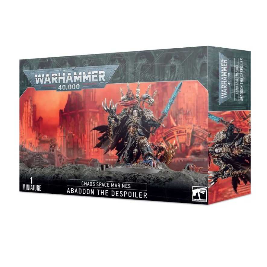 [200B พร้อมส่ง] Warhammer 40K : CHAOS SPACE MARINES ; ABADDON THE DESPOILER โมเดลเกมสนามจำลอง