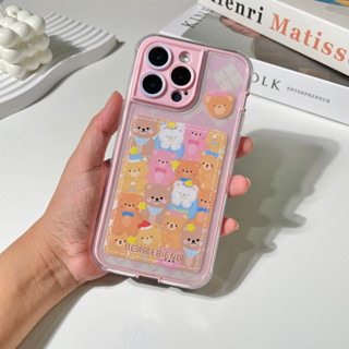 เคสลายรวมน้องหมี bear friend เคสไอโฟน เคสสำหรับ IPHONE CASE 11-14PROMAX