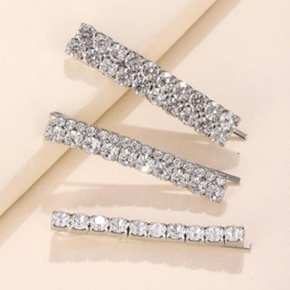กิ๊บเพชร กิ๊บติดผมเพชร set 3 ชิ้น คละเลเยอร์ พร้อมส่ง! (#P3)
