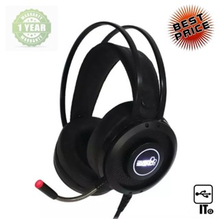 HEADSET (7.1) SIGNO HP-825 BLACK ประกัน 1Y หูฟัง หูฟังเกมมิ่ง หูฟังเล่นเกม เฮดเซ็ท เกมมิ่งเฮดเซ็ท