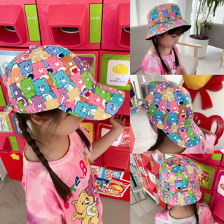 หมวกแคร์แบร์ ทรงบัคเก็ตและแก็ปลายน่ารักๆ วัสดุดีเยี่ยม สินค้าพร้อมส่ง