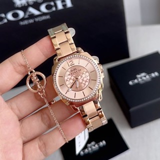 นาฬิกา Coach 14000087 Mini Boyfriend Stanless Set พร้อมสร้อยข้อมือ