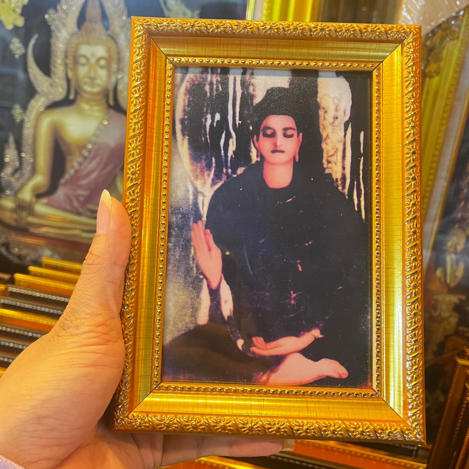 กรอบรูปภาพ พระพุทธเจ้า ขนาด 5x7 นิ้ว ห้อยแขวนหรือตั้งโต๊ะ ที่ระลึก ของขวัญ เสริมความเป็นศิริมงคล