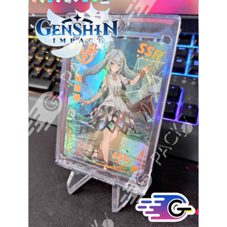 การ์ดGenshin Impact  CCG Anime Textured Card Holo Foil faruzan  (SSR)