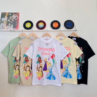 ◕◡◕ LAB SILK ◕◡◕ เสื้อยืด Oversize สกรีนลาย Princess Check 🎠 ลายน่ารักจัดเต็มสุดดๆ~