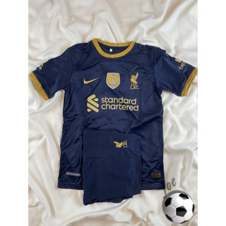 ชุดบอล LIV (Dark Blue) เสื้อบอลและกางเกงบอลผู้ชาย ปี 2023-2024 ใหม่ล่าสุด