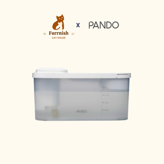 [ รับประกันศูนย์ 1 ปี ] PANDO Pet Automatic Wireless Water Fountain 1.8 L แพนโด้ น้ำพุสำหรับสัตว์เลี้ยงแบบไร้สาย