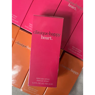 ป้ายคิงแท้ 100% Clinique Happy / Happy Heart for Women EDP 100 ml. กล่องซีล ผลิตปี 2025