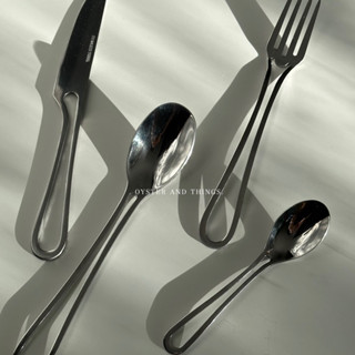 Line Cutlery Set | เซตช้อนส้อม line 4 ชิ้น มีทั้งหมด 3 สี | Oyster and Things.