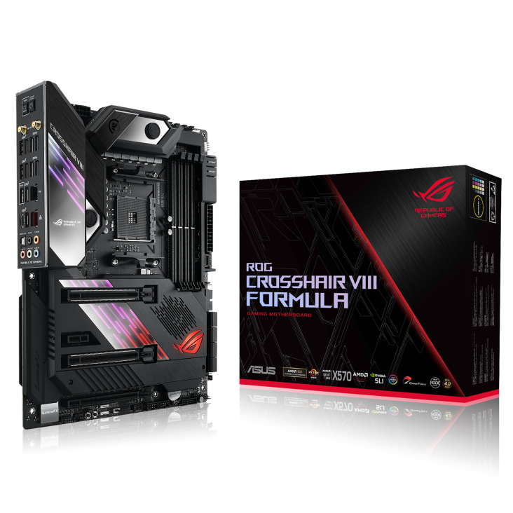 MAINBOARD (เมนบอร์ด) AM4 ASUS ROG X570 CROSSHAIR VIII FORMULA WIFI ตัวท็อป พร้อมส่ง