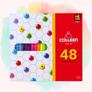 สีไม้ Colleen แท่งยาว1หัว สีไม้คอลลีน 12สี/24สี/36สี/48สี/60สี ของแท้ 100%