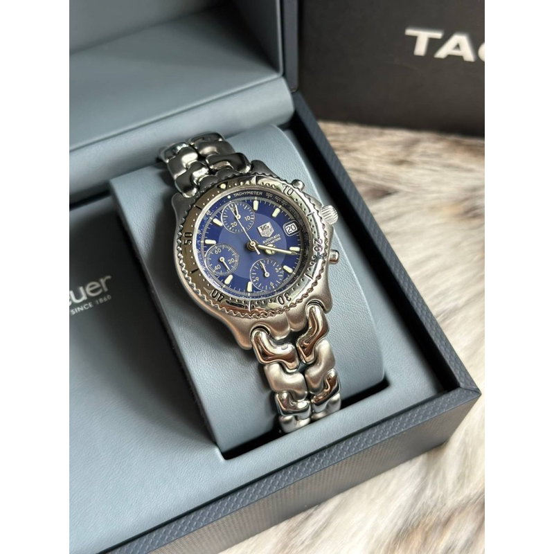 ⌚️Tag Heuer Automatic Chronograph Blue Dial Date King'size