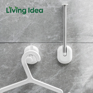 Living idea ✿ที่แขวนของติดผนัง ที่แขวนของติดผนังพับเก็บได้ ประหยัดพื้นที่ รับน้ำหนักได้เยอะ สินค้าพร้อมส่ง