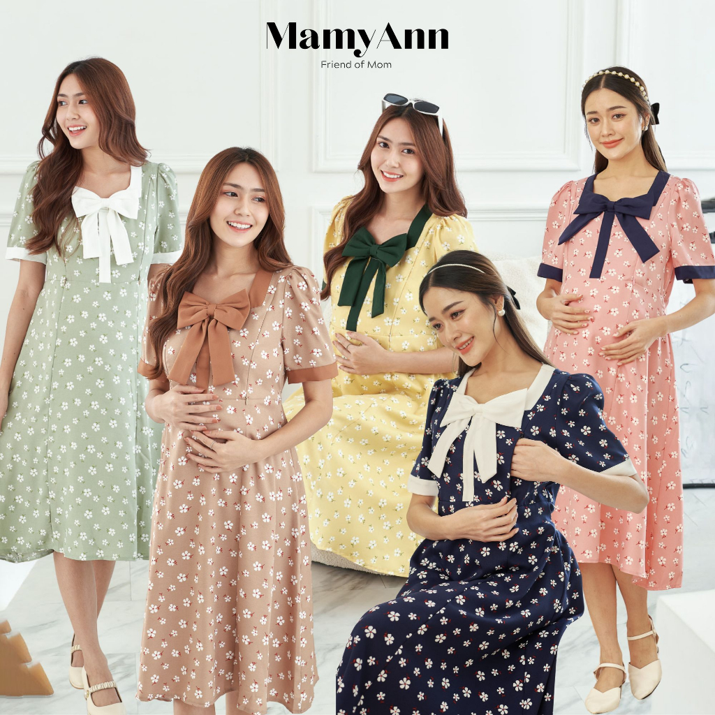 A097 ชุดคลุมท้องให้นม ใส่ทำงาน แบรนด์ MamyAnn พร้อมส่ง!! มีโค้ดส่วนลด ชุดคลุมท้องใส่ทำงาน ชุดคลุมท้องใส่เที่ยว