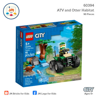 LEGO City 60394 ATV and Otter Habitat (90 Pieces) สำหรับเด็กอายุ 5 ปีขึ้นไป Brick Toy ตัวต่อ เลโก้ ของเล่น ของขวัญ