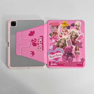 เคสiPadหมุน 360° แผ่นหลังอะครีลิ Y2K เจ้าหญิงบาร์บี้ Gen9 10.2 Barbie Air5 10.9 Pro11 เคสไอแพด ใส่ปากกาไ Air4 Gen10 10.9