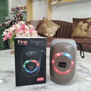 ลำโพงบลูทูธ H555 ไฟ LED ตัวเล็กเสียงดี