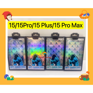 15/15 Pro/15 Pro Max/14/14 Pro/14 Plus/14 Pro Max/13 Mini/13/13 Pro/13 Pro Max เคสใสกันกระแทก เคสคิงคอง ของแท้ 100%