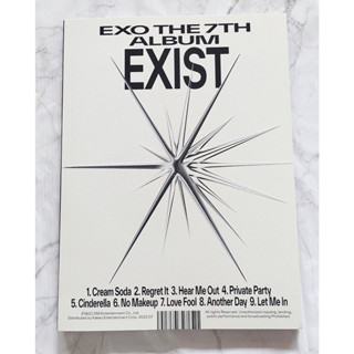 อัลบั้ม EXO - EXIST Album เวอร์ E แกะแล้ว ไม่มีการ์ด ไม่มีโปสเตอร์ พร้อมส่ง Kpop CD Cream Soda