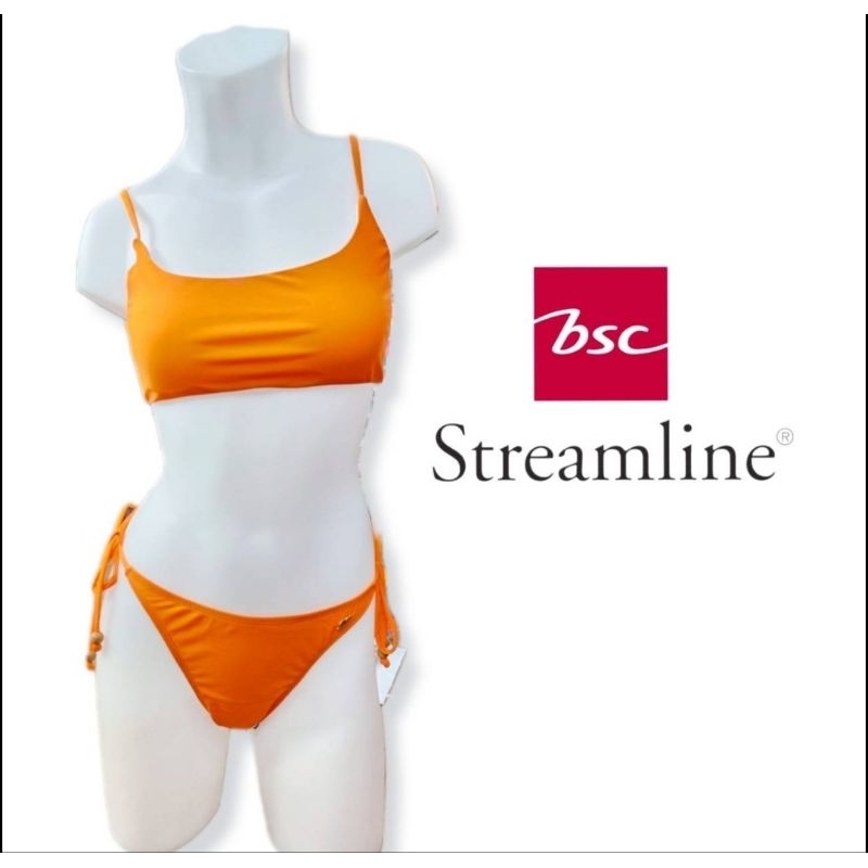 ชุดว่ายน้ำผู้หญิง BSC streamline ลดเยอะมาก(bikini)มีซับในมีฟองน้ำ