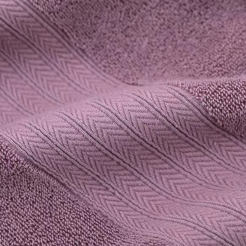 ผ้าขนหนูหนาและนุ่ม (ผ้าฝ้าย 100%) ที่สามารถดูดซับความชื้น 70x140 ผ้าเช็ดตัว - รูปที่ 6