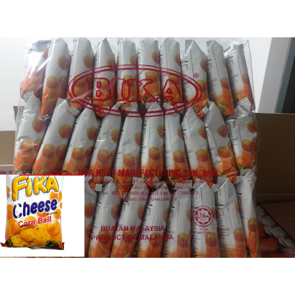 ขนมลูกบอล Fika Cheese Corn Ball ขนาด 13 กรัม 30 ซอง