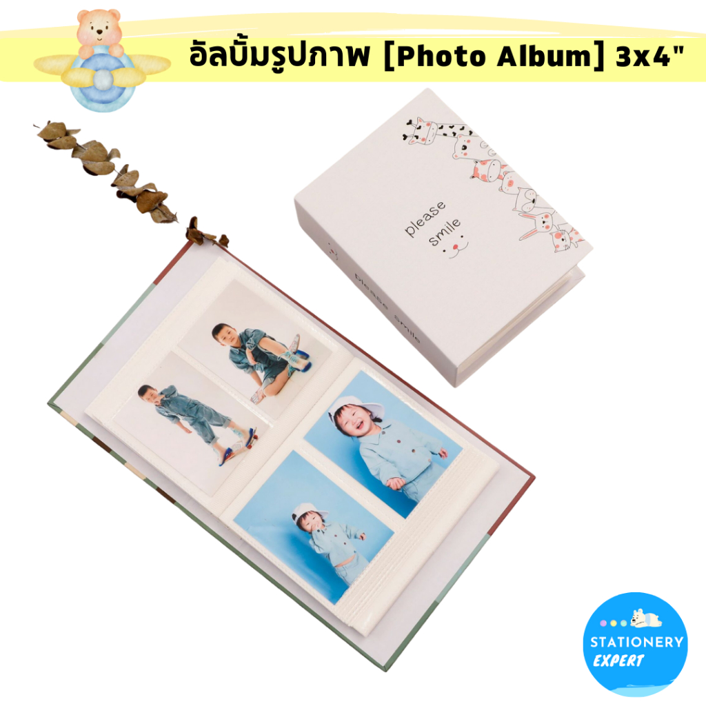Stationery Expert อัลบั้มรูปภาพ Photo Album ใส่รูป 3x4นิ้ว อัลบั้มรูป สำหรับใส่รูปภาพ การ์ด ต่างๆ