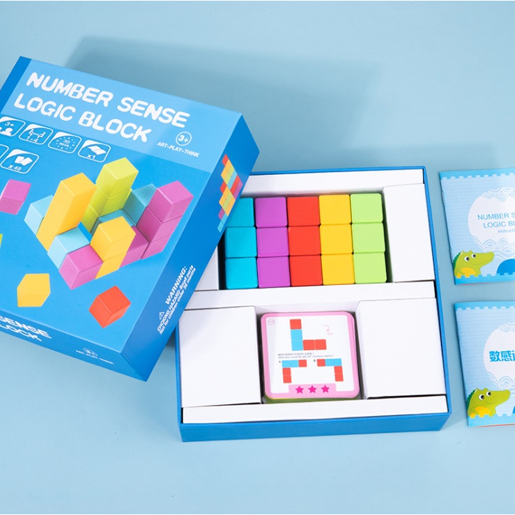 Logical Thinking & Number Sense – คิวบ์บล็อก มิติสัมพันธ์ อนุกรม ของเล่นแนวข้อสอบสาธิต – TETRIS 3D Cube Block Puzzle ราคา ถูกที่สุด ดีลบีเคเค แกลเลอรีภาพที่ 3