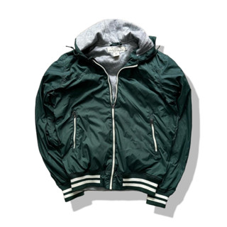 H&amp;M Green Hooded Jacket รอบอก 42”