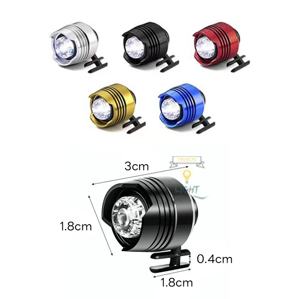 ไฟติดรองเท้า LED สําหรับติดด้านหน้า DIY ตกแต่ง กันน้ำได้ เหมาะวิ่งกลางคืนแคมป์ปิ้ง - รูปที่ 6