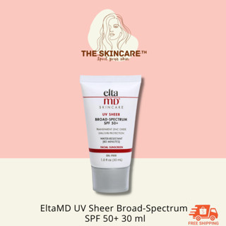 TheSkincare.TH | EltaMD UV Sheer Broad-Spectrum SPF 50+ 30 ml กันแดดที่สามารถกันน้ำและเหงื่อได้ถึง80 นาที