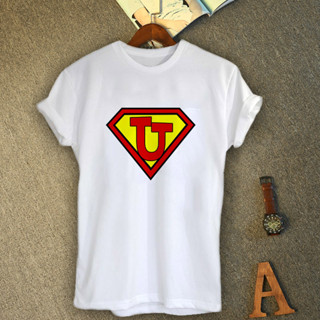 เสื้อยืดอักษรภาษาอังกฤษ ตัว U Superman