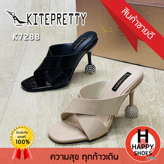 🚚ส่งเร็ว🚛ส่งด่วนจ้า ✨มาใหม่จ้า😆รองเท้าสวมส้นสูงหญิง KITEPRETTY รุ่น K7288 ส้น 4 นิ้ว The charm is you สวย สวมใส่สบาย