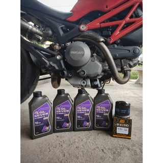 S-OIL 7 4T RIDER #9 MA2 10W50 น้ำมันเครื่องมอเตอร์ไซค์สังเคราะห์ 100%
