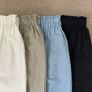 Cotton trouser กางเกงขายาวผ้าฝ้าย กางเกงผู้หญิงมินิมอล