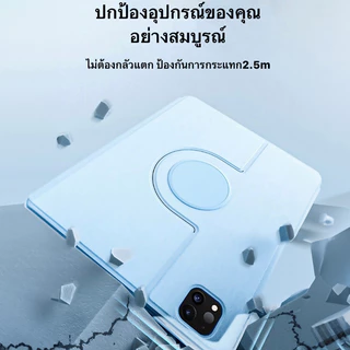 เคสแม่เหล็ก2in1 หมุนได้720 องศา for Air6M2 Air7M3 11inch Air4 Air5/10.9inch Pro 11inch2018-2023