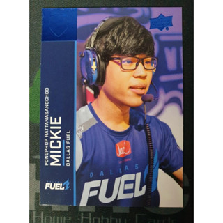 การ์ด Upper Deck Overwatch League Mickie Rare มิกกี้ ปองภพ รัตนแสงโชติ