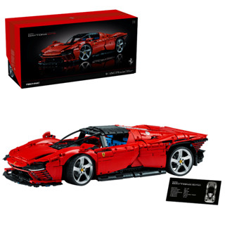 ⚡ส่งภายใน48ชม⚡Ferrari SP3 building block racing model car gift assembly toy  sports car series SP3