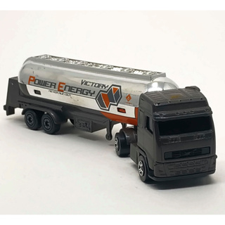 Majorette Truck - Volvo FH16 สีเทาเข้ม + Power Energy Tank /scale 1/100 (5.6") no Package