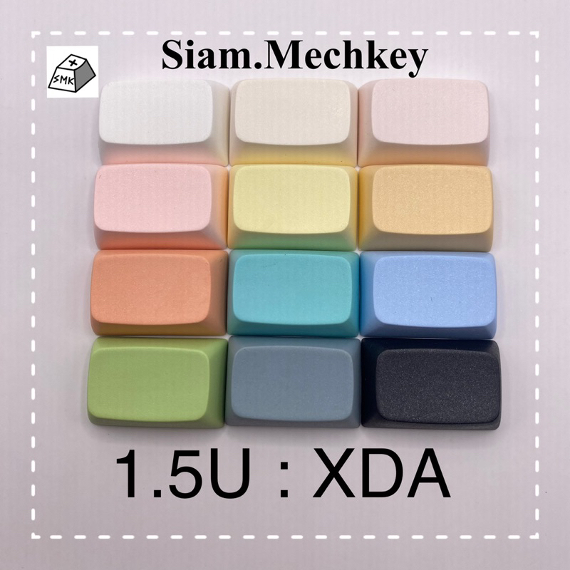 พร้อมส่ง ของแท้ 12สี 1.5U : XDA Profile Keycap คุณภาพดี PBT คีย์แคปเปล่า Mechanical Keyboard<p>“><center><h4></h4><p><p><font color=