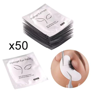 ส่งไว อายแพดต่อขนตา 50 คู่ สำหรับต่อขนตา อายแพด แผ่นแปะใต้ตา แผ่นรองใต้ตา ไฮโดรเจล Eye pad อายแพท สำหรับช่างต่อขนตา