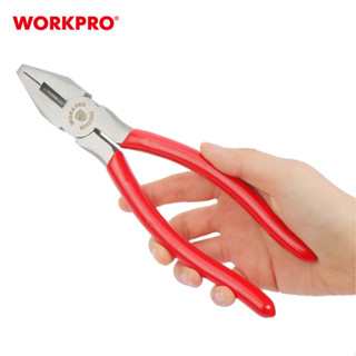 WORKPRO คีมปากจิ้งจก, คีมปากแหลม, คีมตัดปากเฉียง ขนาด 6", 8"