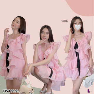 👗Pfashion [ส่งไวมาก🚛] P18838 set 2 ชิ้น เสื้อยืด ลายสกรีน + กางเกงขายาว ..