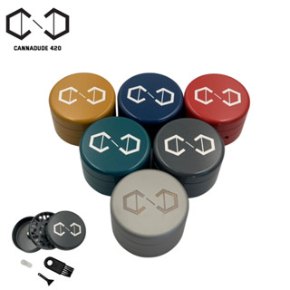 Cannadude 420 Magnetic Grinder Ceramic Grinder &amp; Titanium Grinder เครื่องบด เซรามิก - ไทเทเนียม Premium