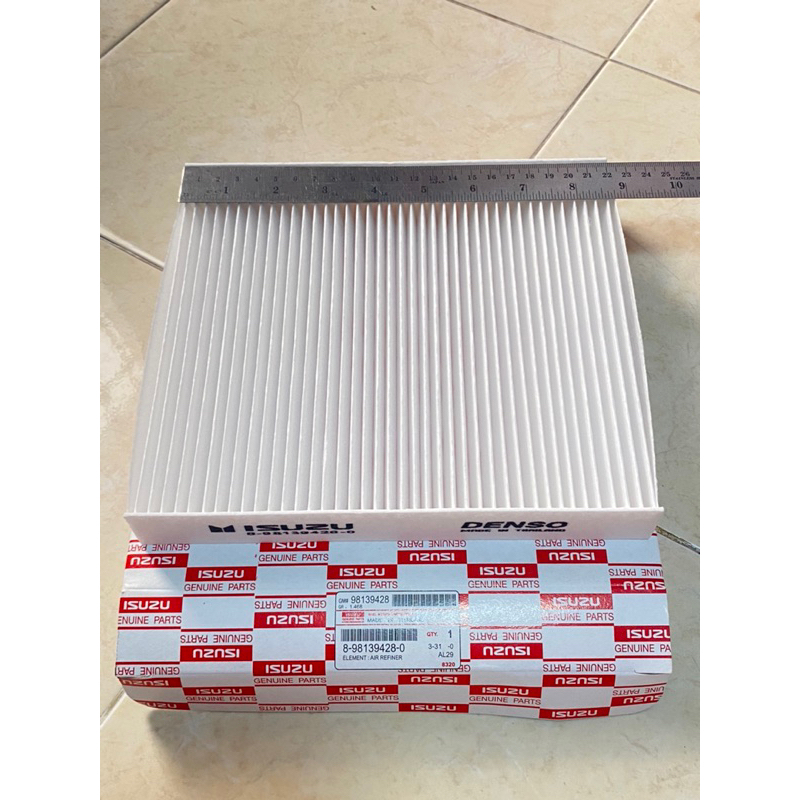 กรองแอร์ 1.9 ISUZU ALL NEW D-MAX 1.9 ปี 2015-2019 แท้ #8-98139428-0 ได้สินค้าตรงปกตามรูป100%