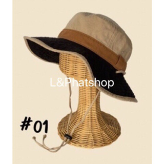 หมวกบักเก็ต bucket hats เดินป่า แคมป์ปิ้ง เดินชิวสายเที่ยว ลายสวยตรงปก ส่งจากไทย คุณภาพรับประกัน 5 ดาว ผ้าฟอก