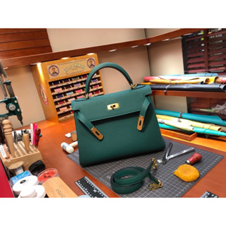 Hermes Kelly Togo/Clemence/Epsom/Swift งานคุณภาพ เทียบเท่า authentic เป็นต้นแบบ การวาง pattern และcuttingใกล้เคียงที่สุด