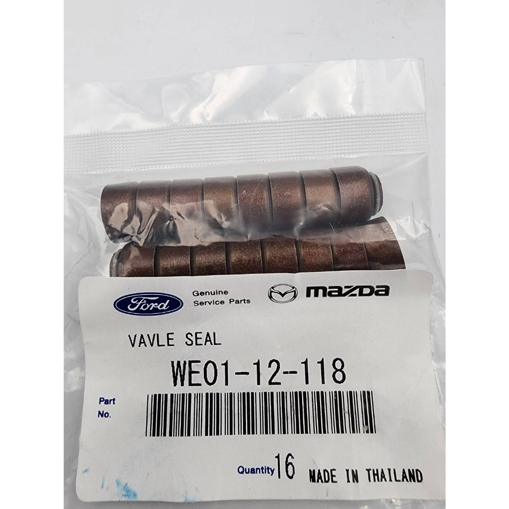 ซีลหมวกวาลว์ FORD RANGER BT50 16V 100% รหัสสินค้า WE01-12-118 เครื่อง 2.5, 3.0 (WL, WE) ก่อน PRO