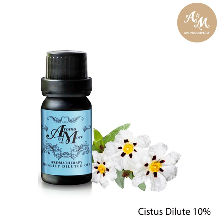 Aroma&More Cistus (Rock Rose) diluted 10% with Jojoba Oil Spain 10/30ML