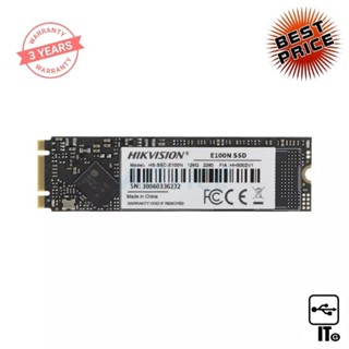 128 GB SSD M.2 HIKVISION E100N(STD) (HIKSSDE100N128G) SATA M.2 2280 ฮาร์ดดิส ฮาร์ดดิสก์ ประกัน 3Y